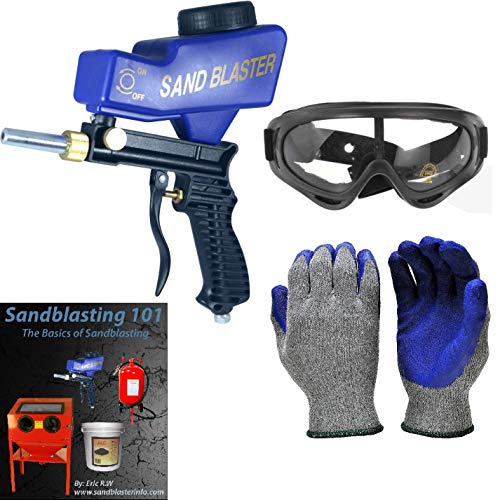 Buy Portable Sandblaster Gun & Soda Blaster Handheld, GravityFeed