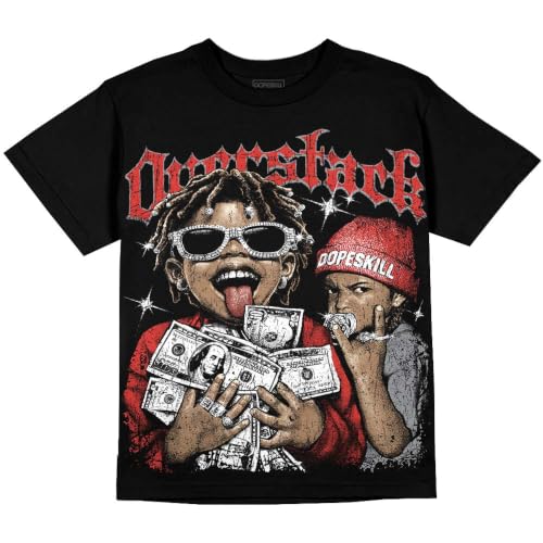 Image of DopeSkill Graphic Tee Streetwear Hypebeast Hip Hop Unisex Premium T-Shirt Sneaker Colour Matching Shirts Gift for Sneakerhead