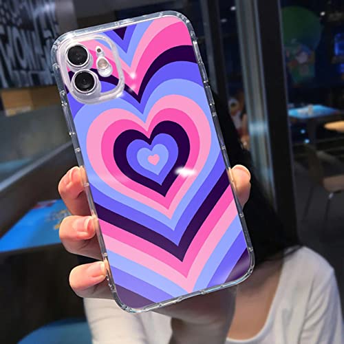 Coque Transparente Love Graphic anti-jaunissement pour iPhone 13 12 11