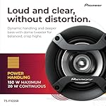 Pioneer TS-F1035R 2-Way Coaxial Car Audio Speakers - Full Range 4" Round Speakers, 150W Max Power (Pair) - Image 4