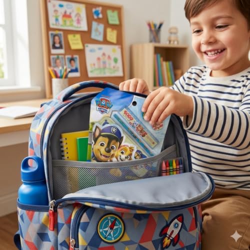 Image of Paw Patrol 5 pcs Stationery SetSchool Supplies Kit Multicolor Return Gift for Kids Age 3 Years +