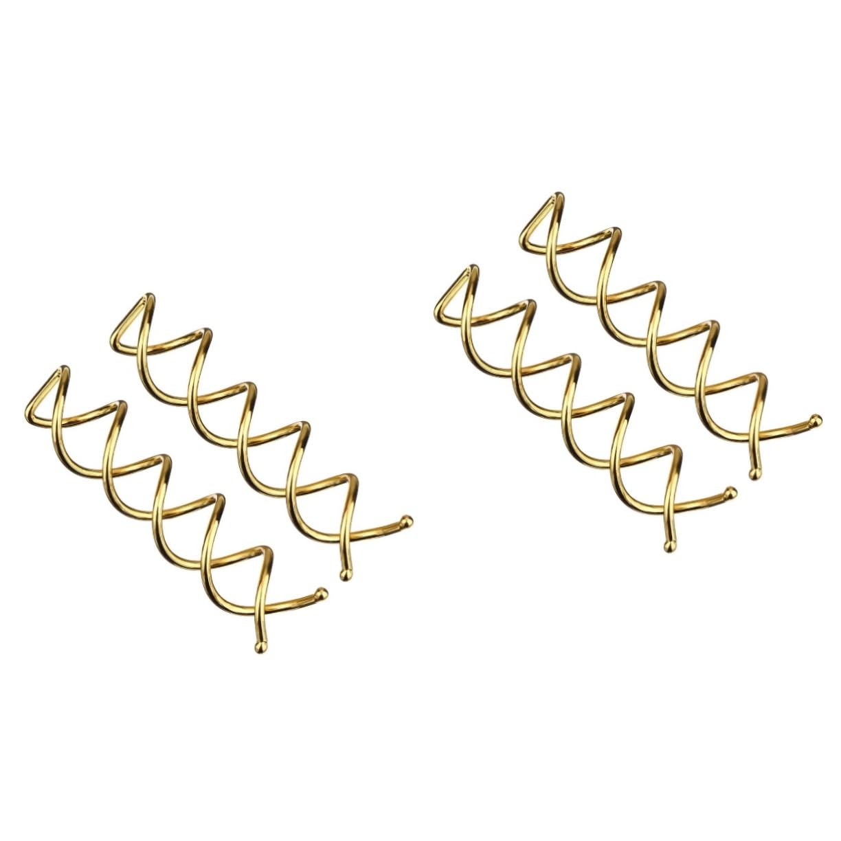 40 Épingles en spirale noires pour chignon par BELLIFFY - 8