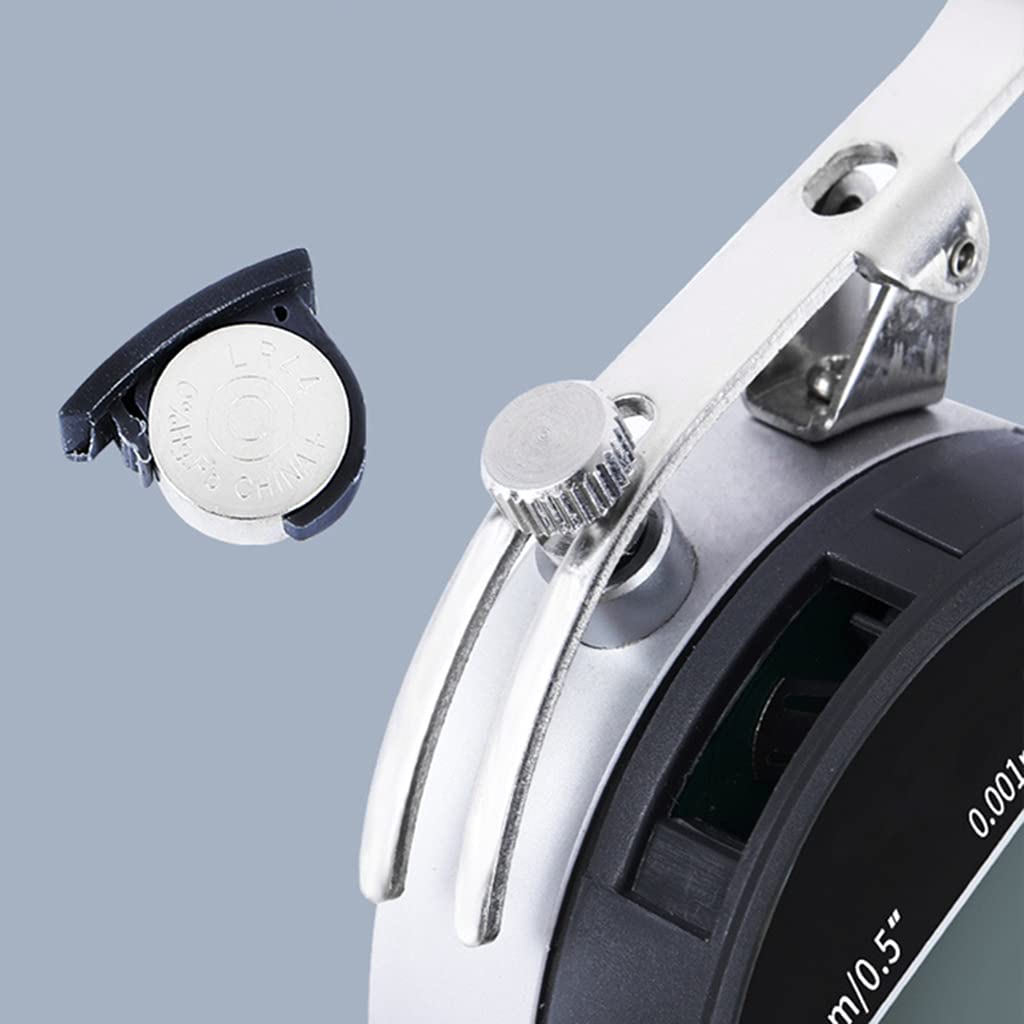 Jauge d'épaisseur numérique portable 0,5 pouce/12,7 mm .00005"/0,001 mm pouce / métrique électronique