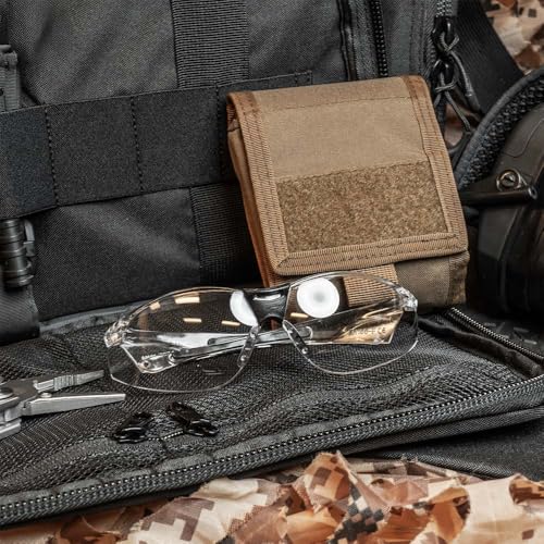 Image of GRITR Shooting Glasses - ANSI Z87.1 Safety Glasses w /Anti-Fog Lenses - Protective Eyewear for Indoor & Outdoor Activities