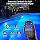 LyLmLe 20W LED Pool Lichter, 12V Smart Farbe Wechselnde Unterwasserleuchten mit APP-Steuerung, Dimmbar, Timer Zeitplan, IP68 Magnetic Pool Poolbeleuchtung mit 8m Kabel für Aufstellpools Einbaupools