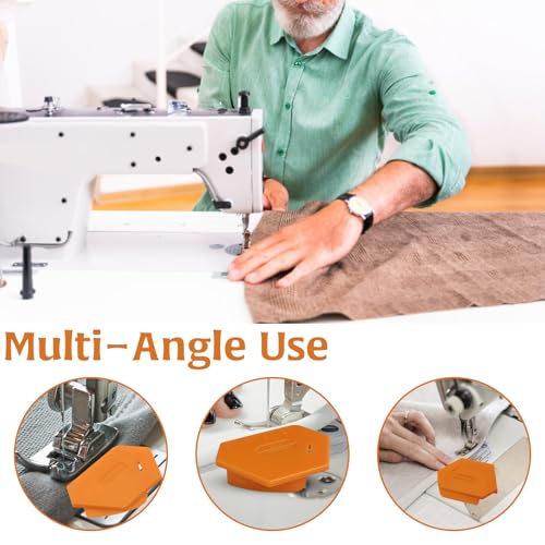 Guia de costura de costura magnética, bainha multifuncional guia de costura magnética com escala gui
