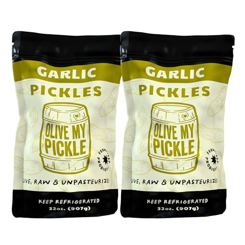 Olive My Pickle Fermented Garlic Dill Pickles - 64 Ounces