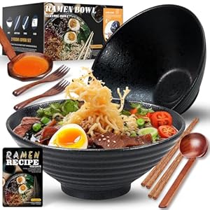 Ytlemon Ramen Schüssel Keramik Set 2×1000ml CBB1000-1