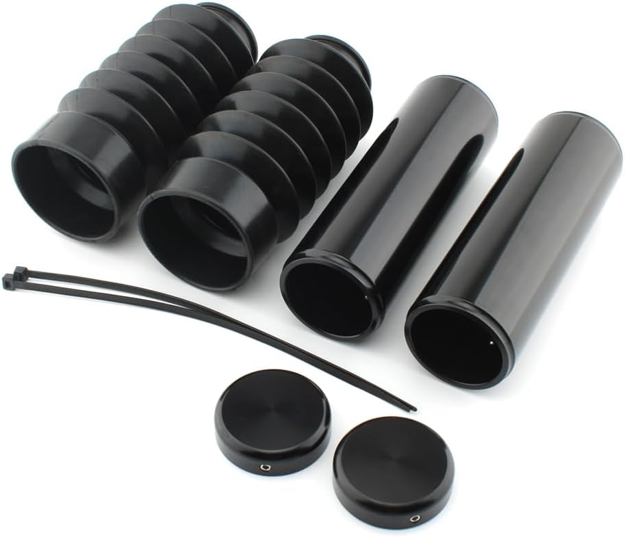 Cninba13 Tube Cap Kit Front Fork Cover 2 Pcs For Harley-DAVIDSON Breakout FXSB 13-2017 Aluminum alloy&Rubber