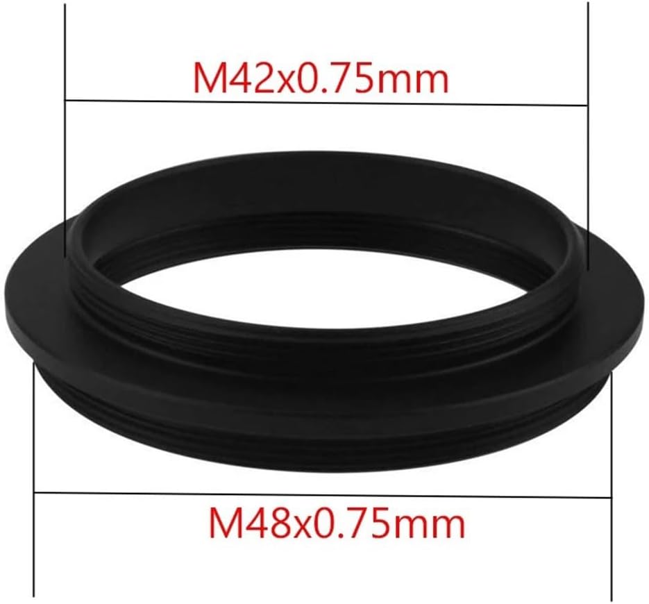 Astrophotography Accessories M42x0.75mm Male Thread to Male M48x0.75 Adapter Step Ring Camera Astronomical Telescope Accessories