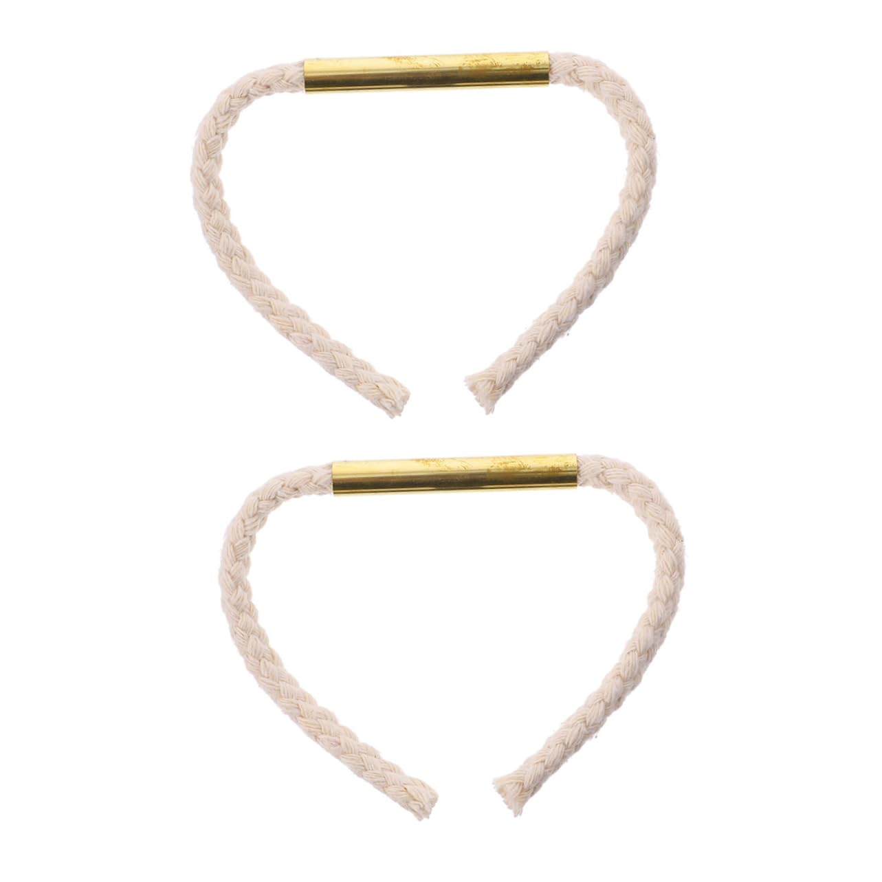 KICHOUSE 2pcs Survival Wick Cord Outdoor Fire Starter Camping Ropes Windproof Combustion-Supporting Tool for Safe and Extended Burning