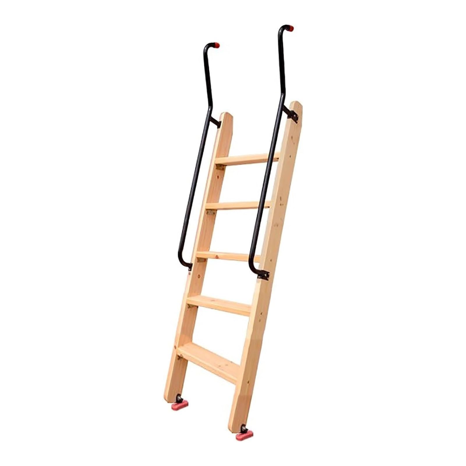 Échelle pour lit superposé en bois 4 et 5 marches pour mezzanine et camping-car