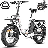 【Sospensioni e Freni Professionali】 La bici elettrica include ammortizzatori anteriori (50 mm di corsa) e posteriori (15 mm) per assorbire le asperità del terreno. I freni a disco meccanici da 160 mm e il cambio Shi-ma-no 7 velocità garantiscono controllo preciso e frenata immediata in ogni condizione.