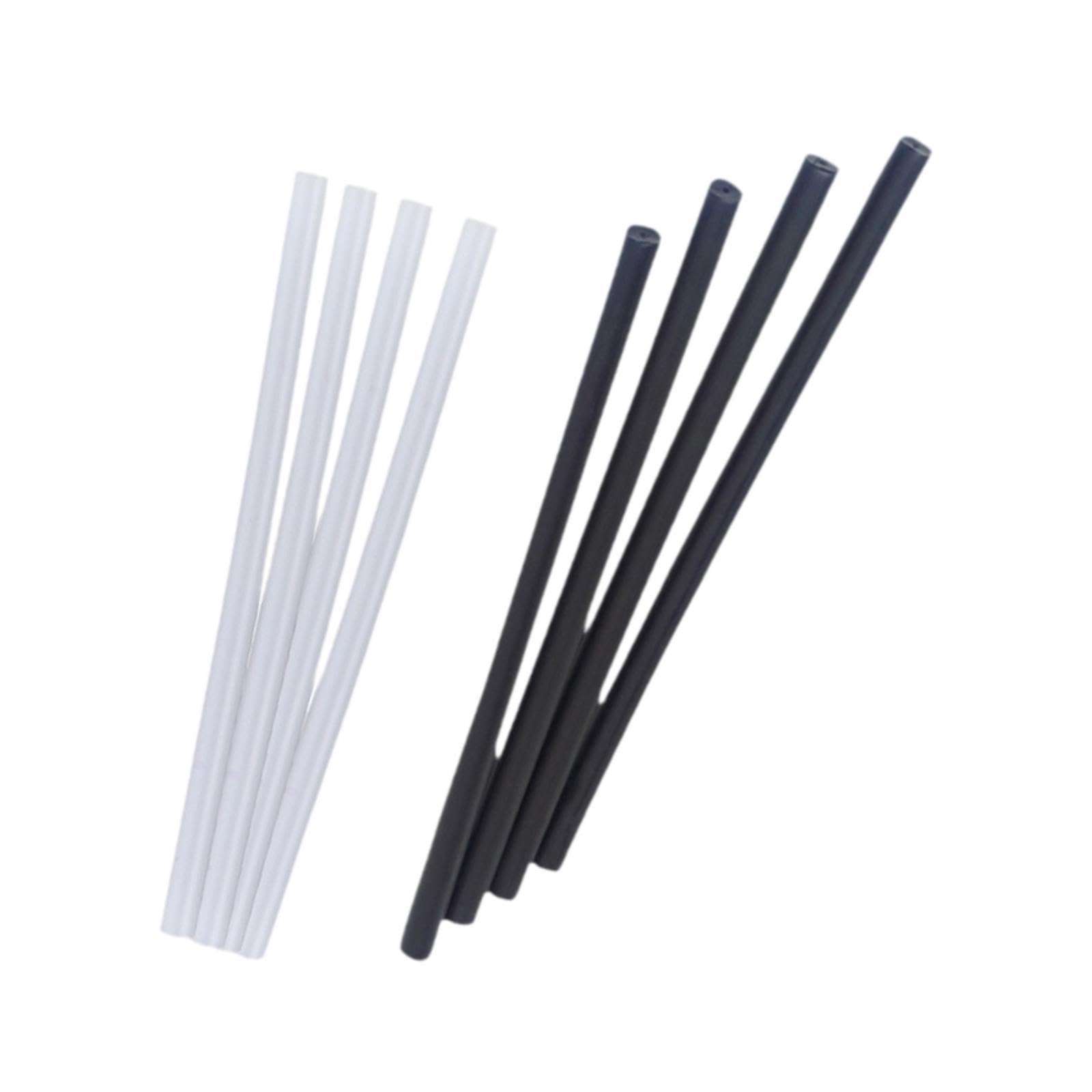 DYNWAVE Snowboard Repair Tuning Equipment Wax Stick Multiuse Easy Carrying Snowboard Bottom Repair for Sports Skiing Double Board, White 4 Black 4