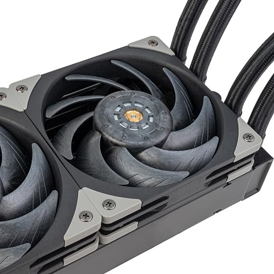 SilverStone Technology Hailstone 360 - Refrigeración líquida todo en uno óptima con ventiladores industrials, SST-HT360