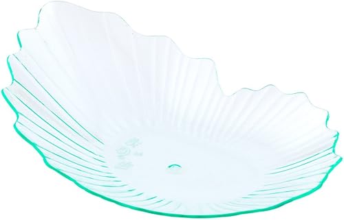 Miniatura 8 de Mini placa de coquille, placa de concha, placa de concha de ostra, plástico de alta calidad, 3.3 pulgadas, color blanco, caja de 100 quilates,