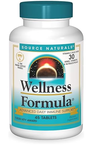 Immune Support & Wellness Natural Source Tablets, 45 Tablets