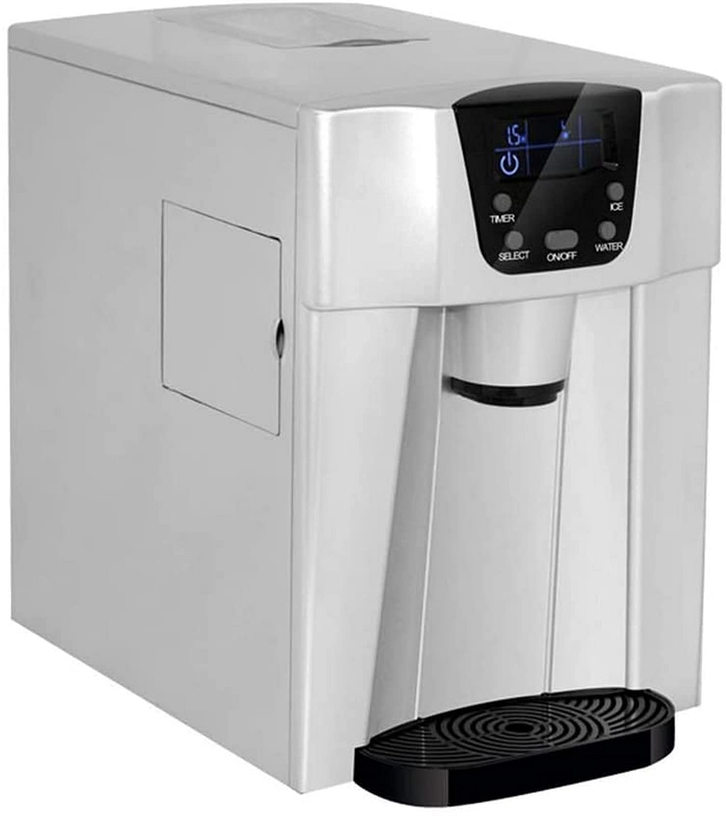 ice Cube Maker Portable, Countertop Ice Machine, 33 lbs of Ice per 24 s, Ice Cubes Ready in 7-11 Mins,Stainless Steel Ice Making Machine