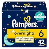 Pampers Pañales Desechables ZZZ para la noche Etapa 6, 42 Unidades​