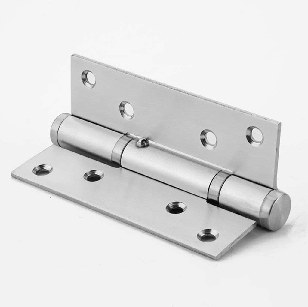 CLQya Automatic Hydraulic Door Closers,Concealed Soft Close Door Hinges Mute Slowly Closes Positioning for Home Interior Garden Hotel Commercial Door-Black 8.2X11.1Cm(3X4Inch),A,8.2*13.5cm(3*5inch)