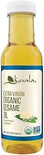 Organic Extra Virgin Sesame Oil 12oz (BPA-free plastic bottle)