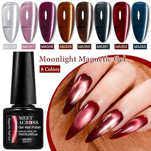Esmalte Gel Magnético Cat Eye 9 Piezas para Uñas miniatura 7