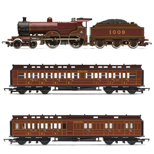 Hornby R30377 Railroad MR Class 4P Compound Train Pack - Era 3 Junior, Red