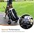 Brand-Man Portable Propane Gas Grill with Folding Cart and Push-Button Ignition, Standup Design for Camping, Tailgating, Backyard BBQ, Patio, Outdoor Cooking (Black)