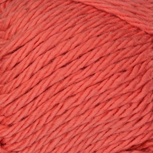 Image of Bernat Handicrafter Cotton Solids Yarn, 1.75 oz, Gauge 4 Medium, 100% Cotton, Tangerine