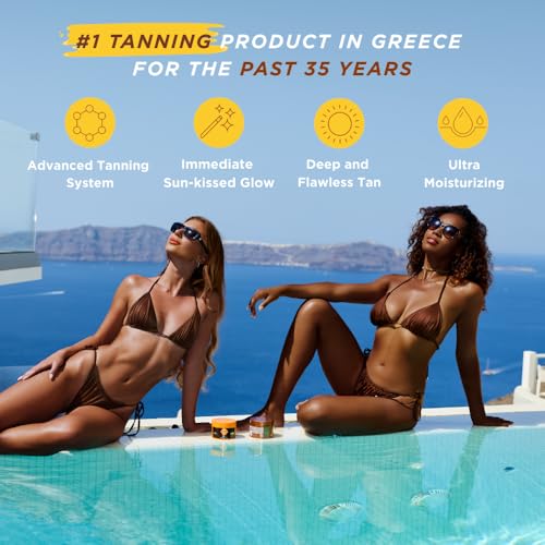Carroten Intensive Tanning Oil Spray | Browning Tan Accelerator | Vitamin E and Carrot & Coconut Oils | Water-Resistant, Silky Hydration | Coconut Fragrance | Made in Greece | 6.7 oz - Thumbnail 3