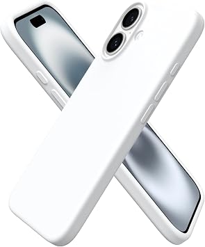 ORNARTO Compatible with iPhone 16 Case 6.1", Liquid Silicone Slim Cover