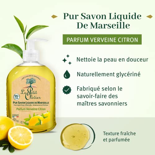 Savon Liquide Verveine Citron Le Petit Olivier Le Flacon De 300 Ml - vue 3