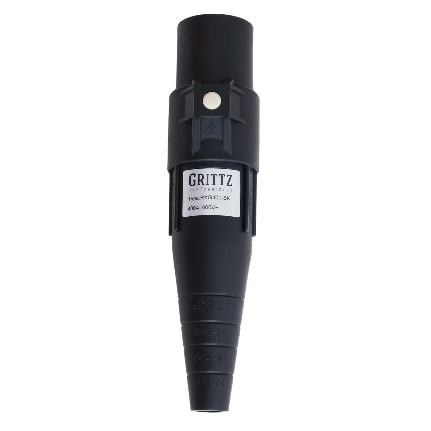 400A 600V 3-Pole Black Camlock Connector Female