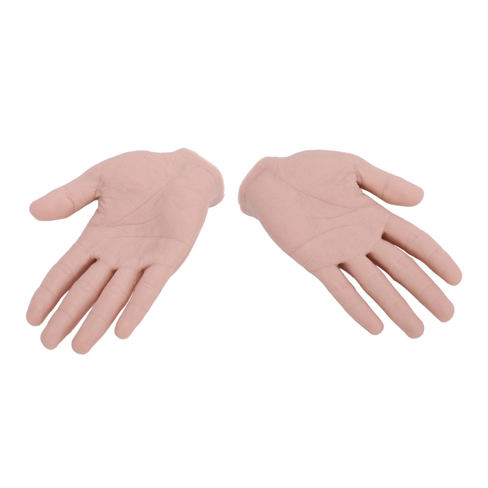 Par De Manos De Silicona Realistas Para Hombre – Suaves, Flexibles Y Reutilizables, Ideales Para Practicar Pintura Y Exhibir Joyas