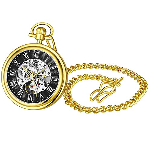 Stuhrling Original Reloj de bolsillo mecánico vintage Cover