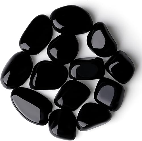 Miniatura 76 de MAIBAOTA Piedras de ojo de tigre, piedras pulidas naturales, piedras de cristal pulidas, piedras de equilibrio energético, piedras preciosas