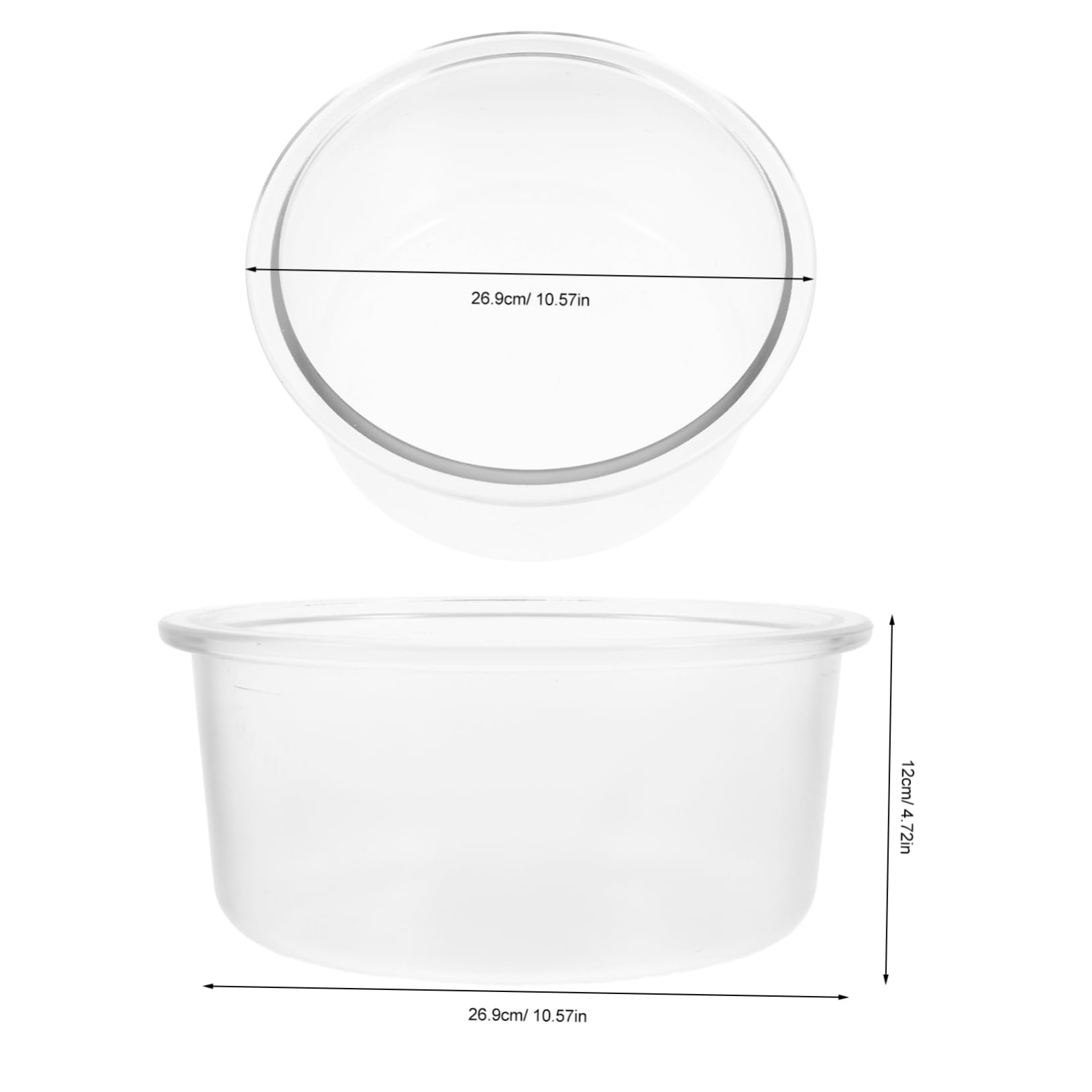 FUNOMOCYA High Crystallizing Tank Laboratory Science Bowl Hand Safe for Educational Use