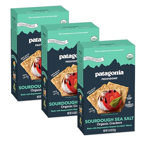 Patagonia Provisions Organic Sourdough Crackers 3 Pack