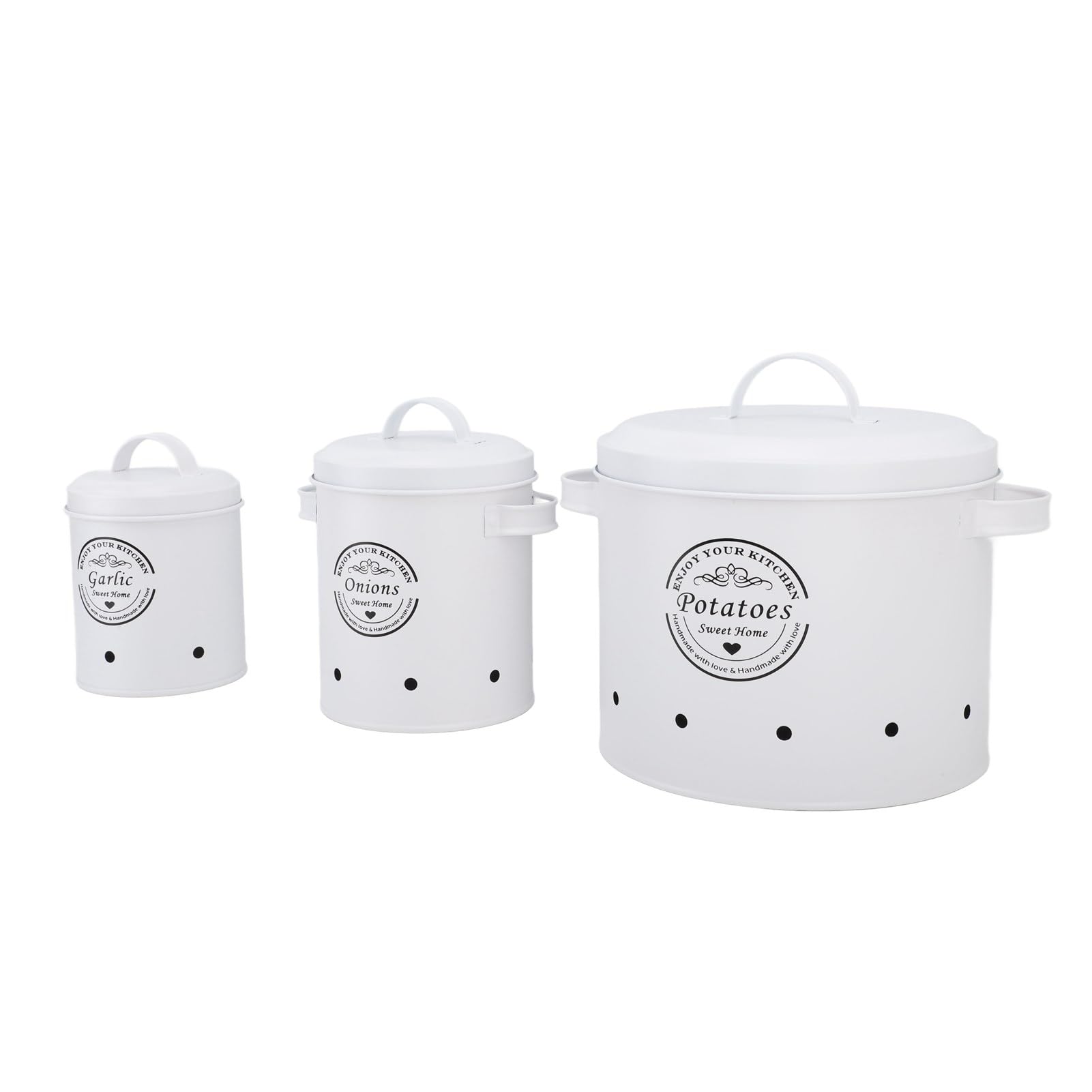 3-pack Keukencanisters voor het Bewaren van Verse