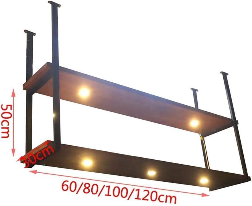 Glass Bar Wine Rack Suspension with Hanging Wrought Iron Display for Wine Cabinet Display for Shelves Display for Kitchen