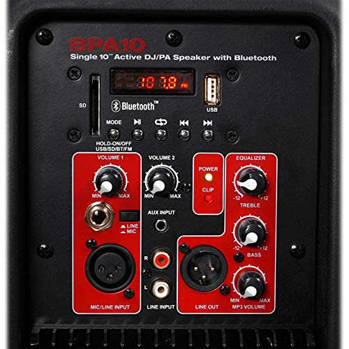 Rockville BPA10 10 Inch 400W Powered Pa Dj Speaker thumb #5