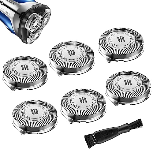 6 Cabezales De Afeitado Para Philips Series S5000, S510, S520, S550, Upgrade Sh30 Sh50, Cabezales De...