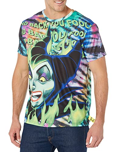 T-shirt Disney tie dye mixte en coton doux pour adulte