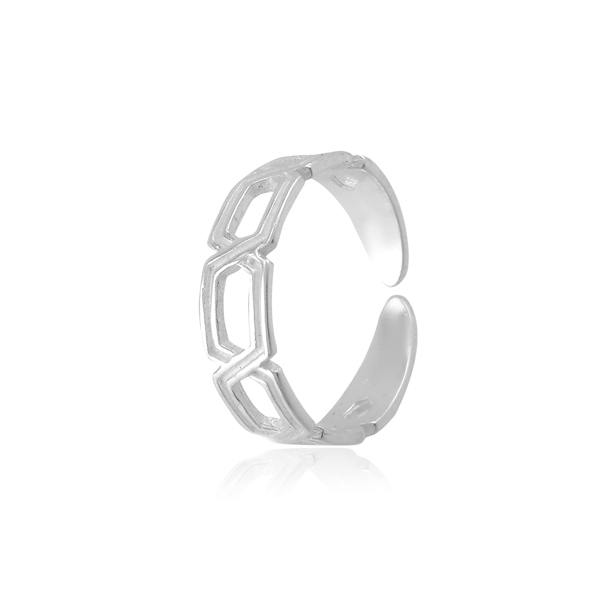 NEMICHAND JEWELS Pure 925 Silver Rings For Women (Figaro - 2) (B09JN3SFS7) Amazon Price History, Amazon Price Tracker