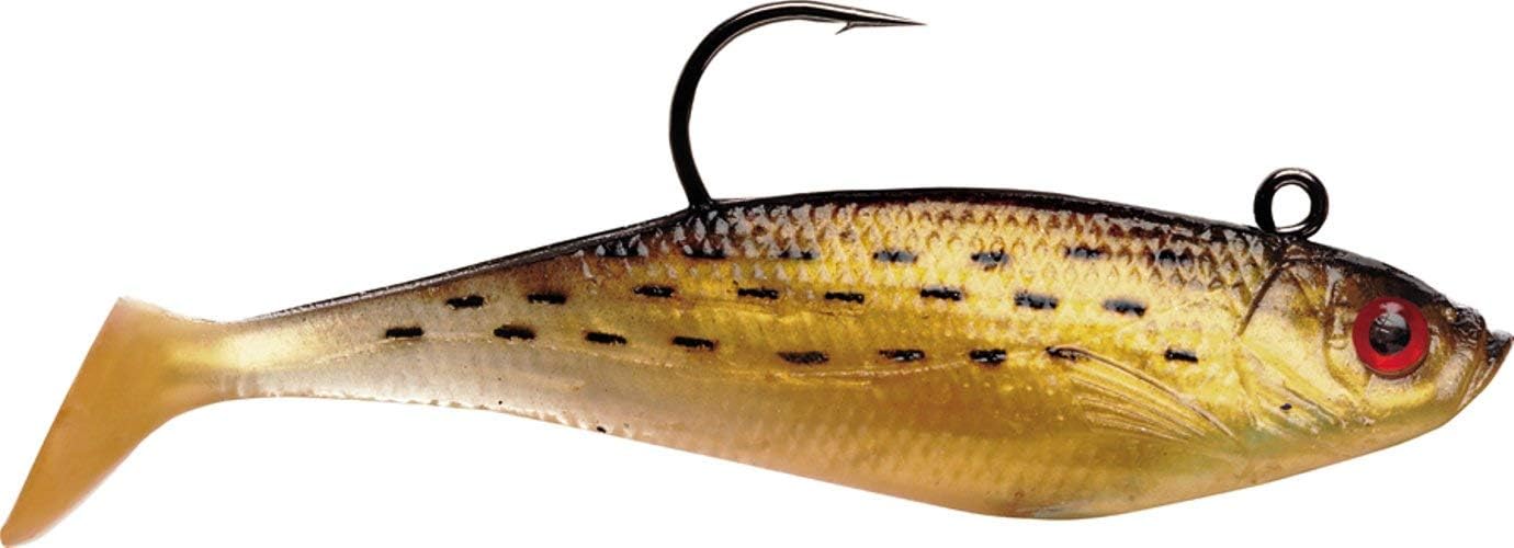 Storm 6 WildEye Golden Mullet Swim Shad - 3 Pack 7/8 oz.