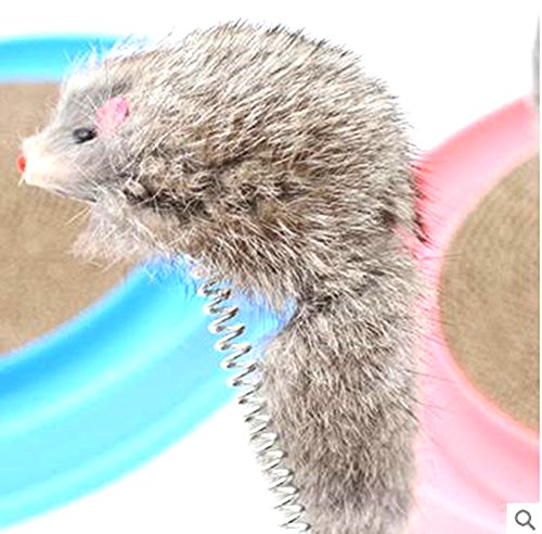 Irispets Scratcher Kitten, Cat And Cardboard Scratcher Cat Track Toy Catch The Mouse And Track Exercise Ball Toy, Fun Interactive Cat Track Toys For Multiple Cats, Kitten To Play With Bag Catnip #TOP4