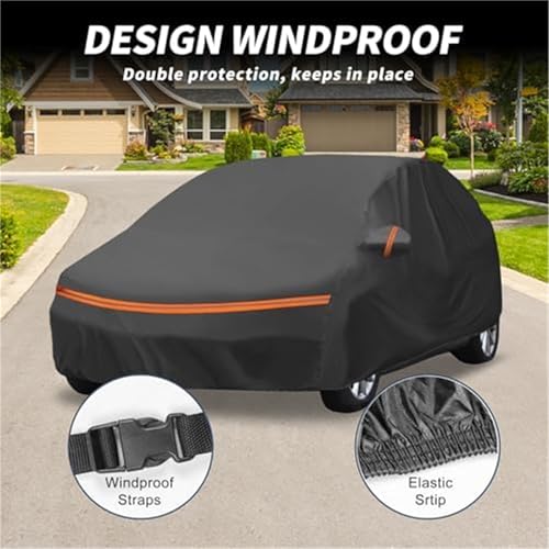Housse de voiture Skoda Fabia imperméable avec fermeture éclair droite