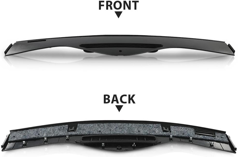 DOTCOM Dashboard Upper Dash Trim Defroster Vent Panel Bezel Fit For Pontiac G6 2005 2006 2007 2008 2009 2010 10449598 Polished Finish Black