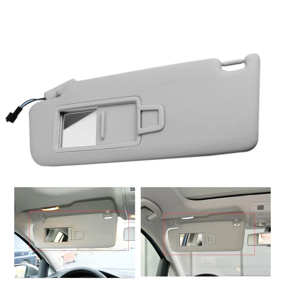 SUNXUE 5GG857551 Pare-soleil de voiture avec miroir de maquillage pour Golf 7 MK7 B8 CC E-Golf gauche