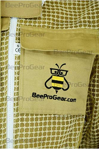 Dreilagiger Doppelreißverschluss Unisex Imkeranzug für Astronauten Schleier (Medium) – Bild 8